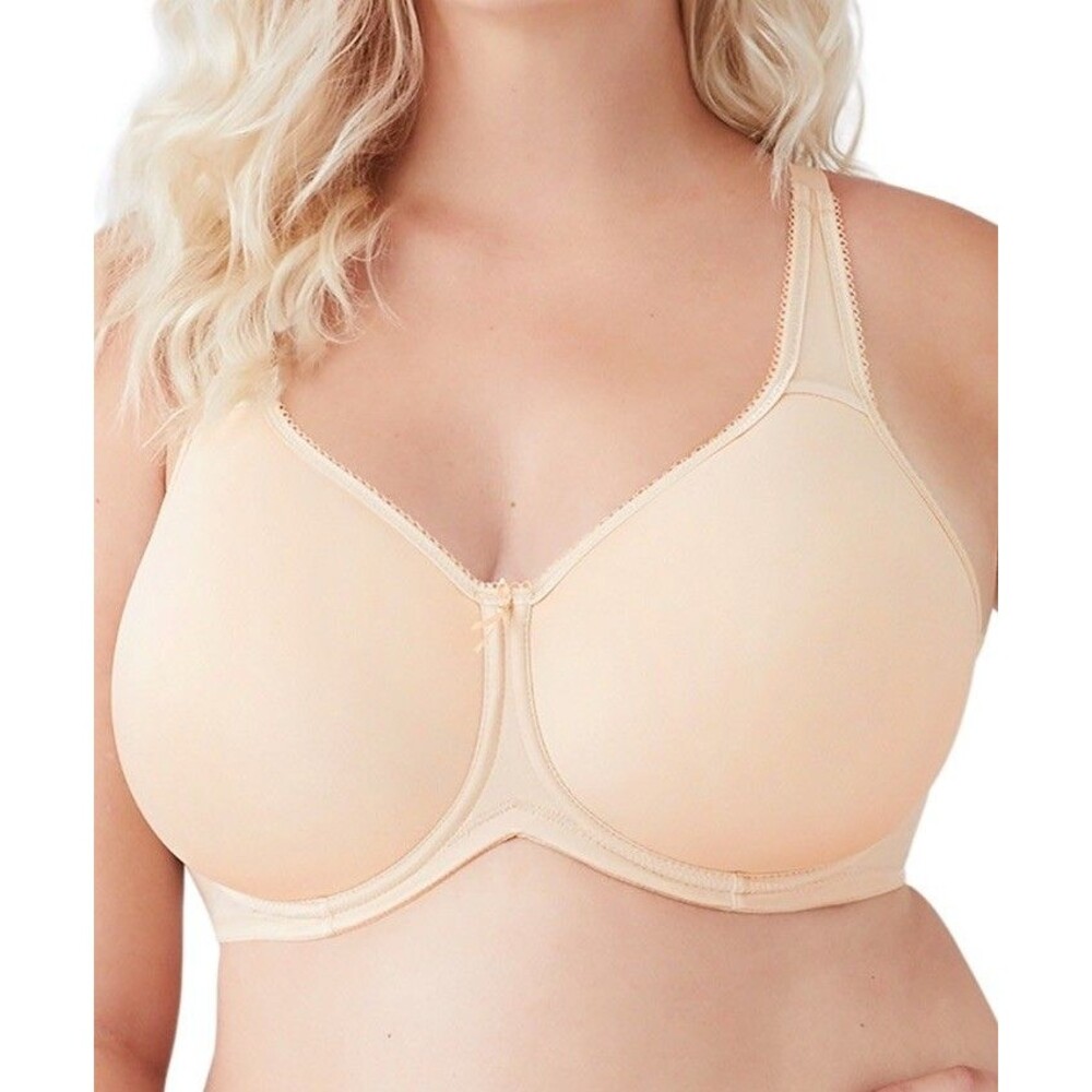 NWT Wacoal Lightweight Breathable T-Shirt Bra 32DD Beige 853192